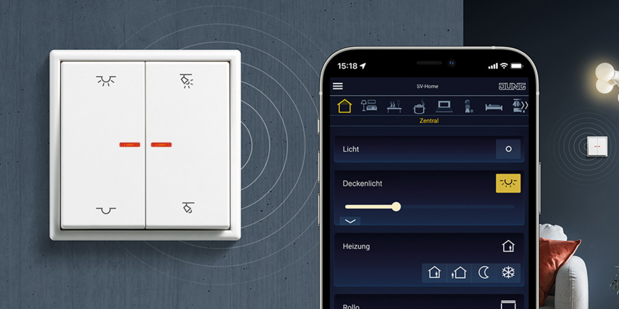 KNX RF Taster bei Jürgen Seiboth Elektro in Waltershausen